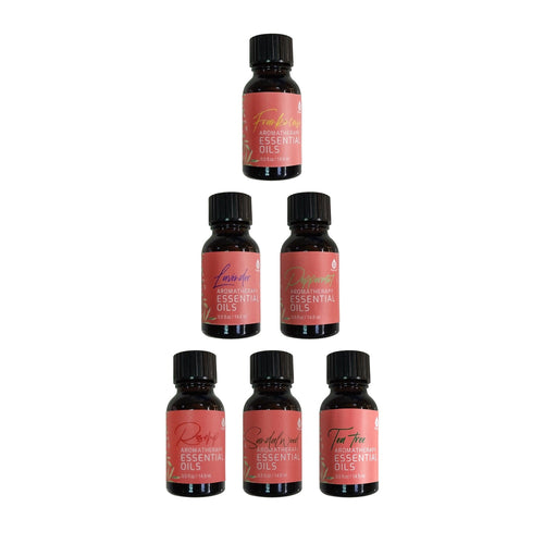 6 Pack of Aromatherapy Essential Oils-1